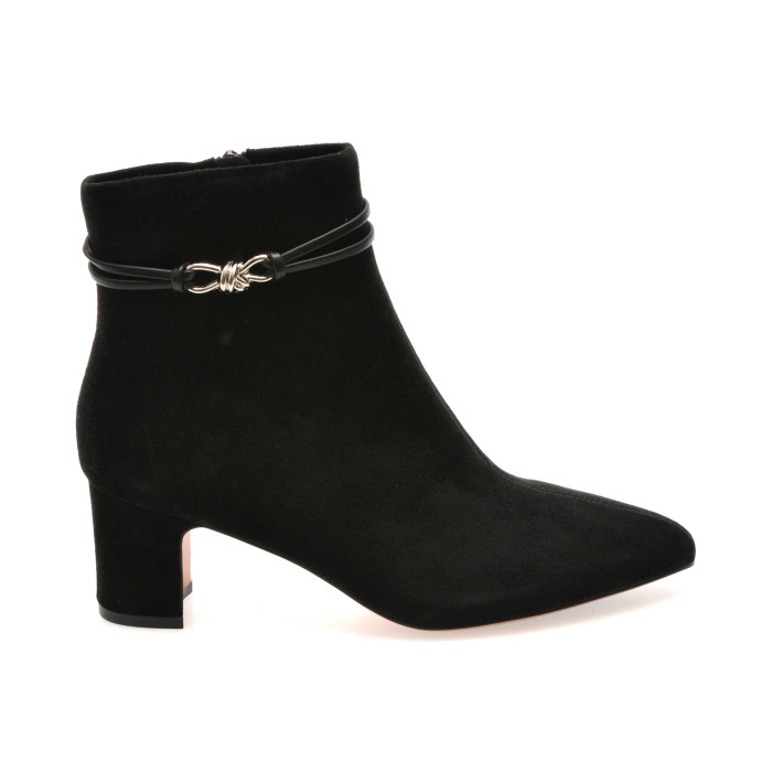 Botine EPICA negre, 33M2523, din piele intoarsa