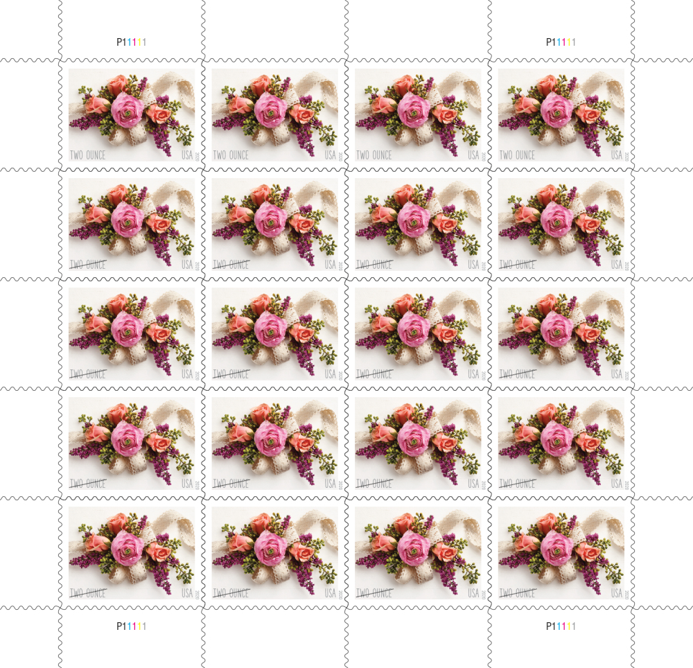 Forever Stamps First Class Postage Stamps Garden Corsage 2020