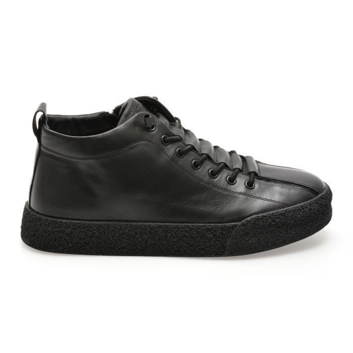 Ghete GRYXX negre, LN61, din piele naturala