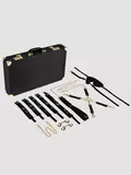Bedroom Fantasies Faux Leather Luxury Bondage Suitcase (13 Pieces)