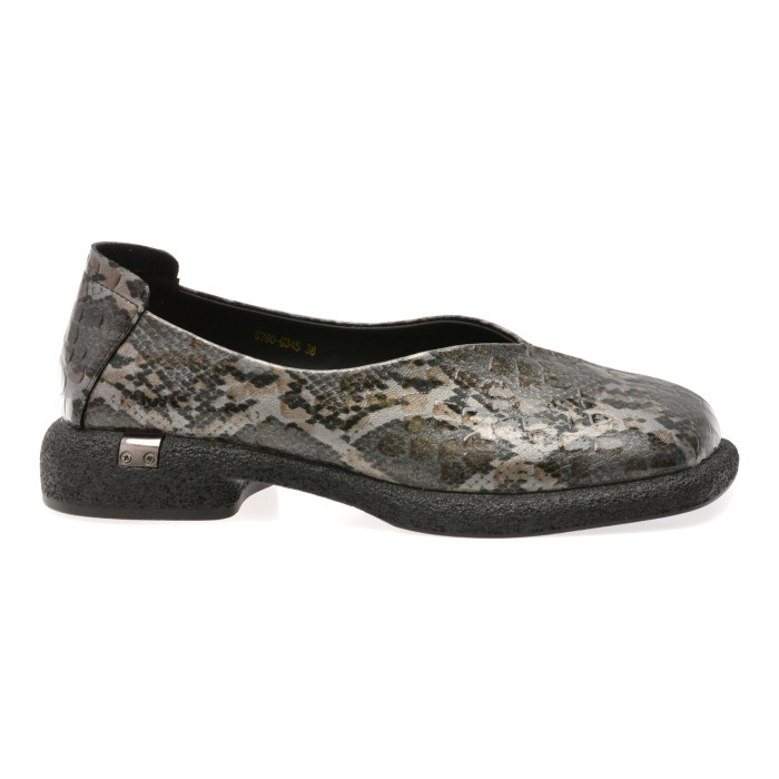 Pantofi GRYXX negri, G780, din piele ecologica