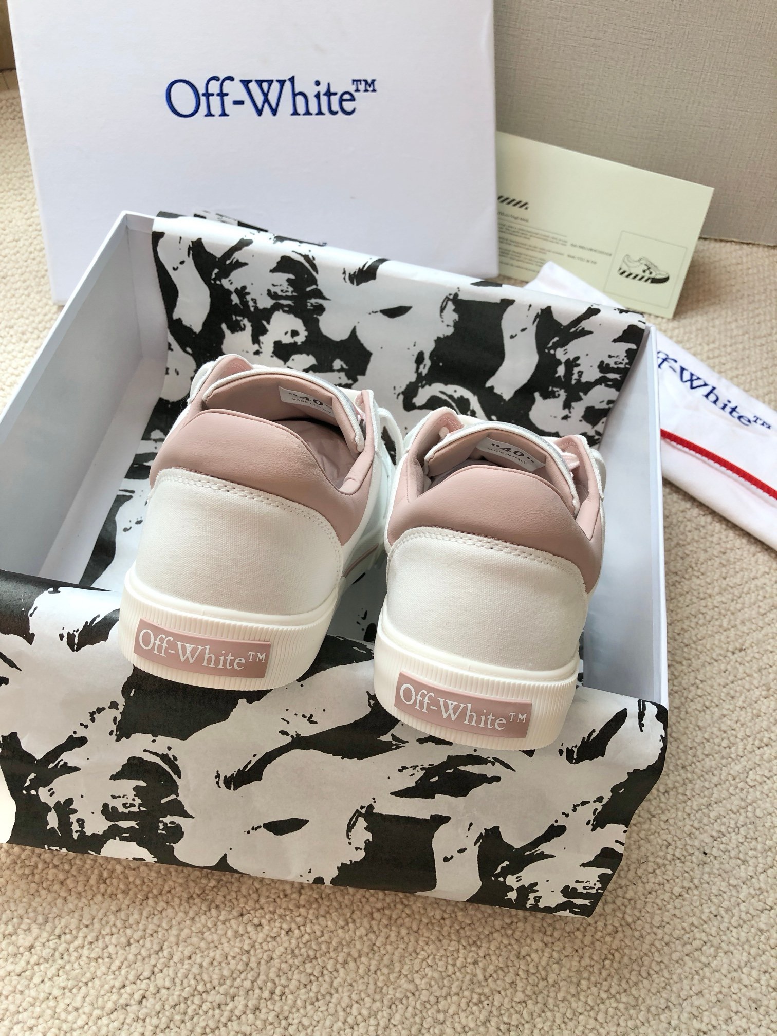 OFF White 2024ss New Low Vulcanized Sneaker Size 36-45