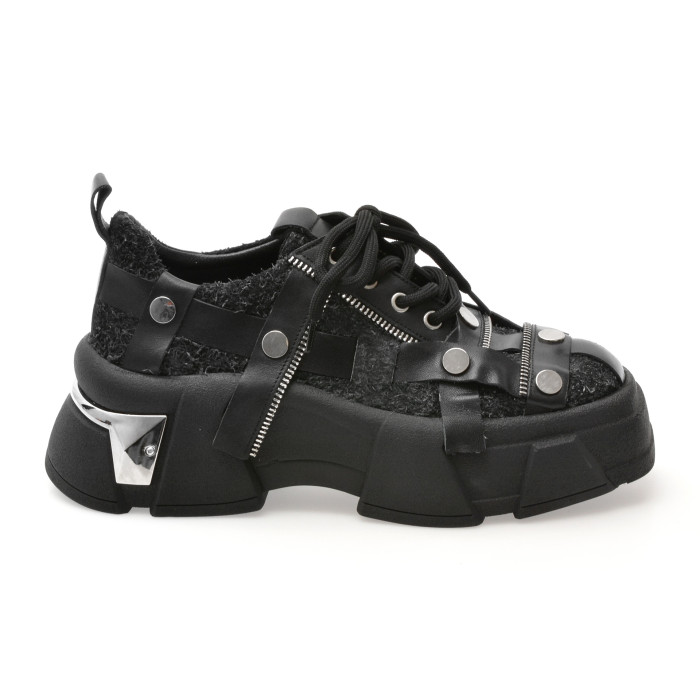 Pantofi sport GRYXX negri, 431031, din piele naturala