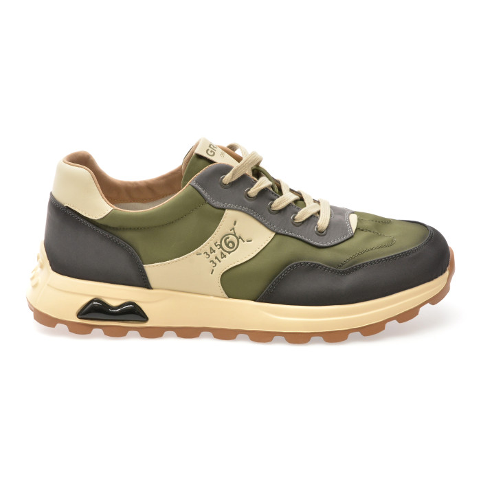 Pantofi sport GRYXX kaki, 5771, din material textil