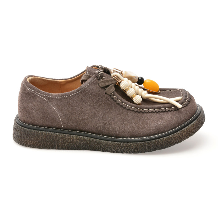 Pantofi GRYXX gri, 9320, din piele intoarsa