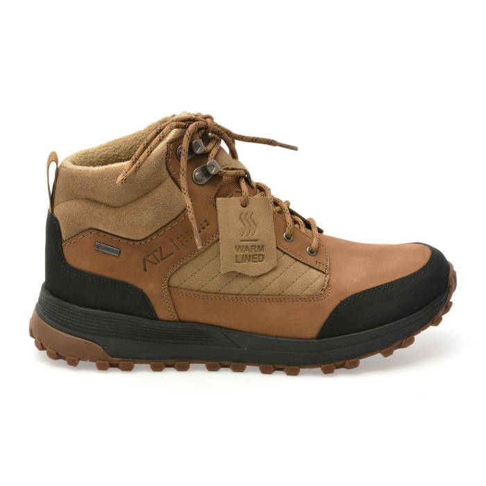 Ghete CLARKS gri, ATL TREK HI GTX, din nabuc