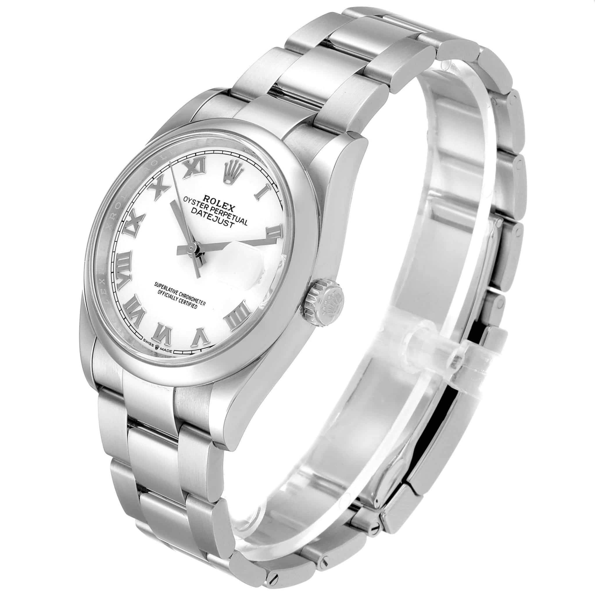 Rolex Datejust 126200 Steel White Dial Replica
