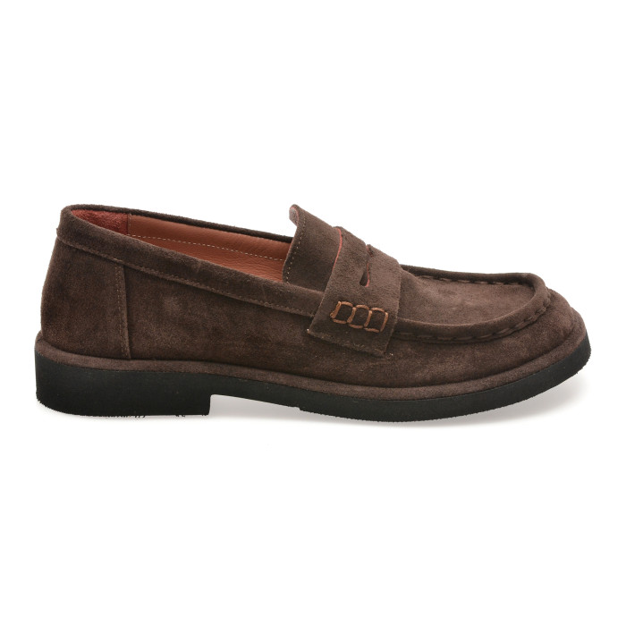 Mocasini GRYXX maro, 2881574, din piele intoarsa