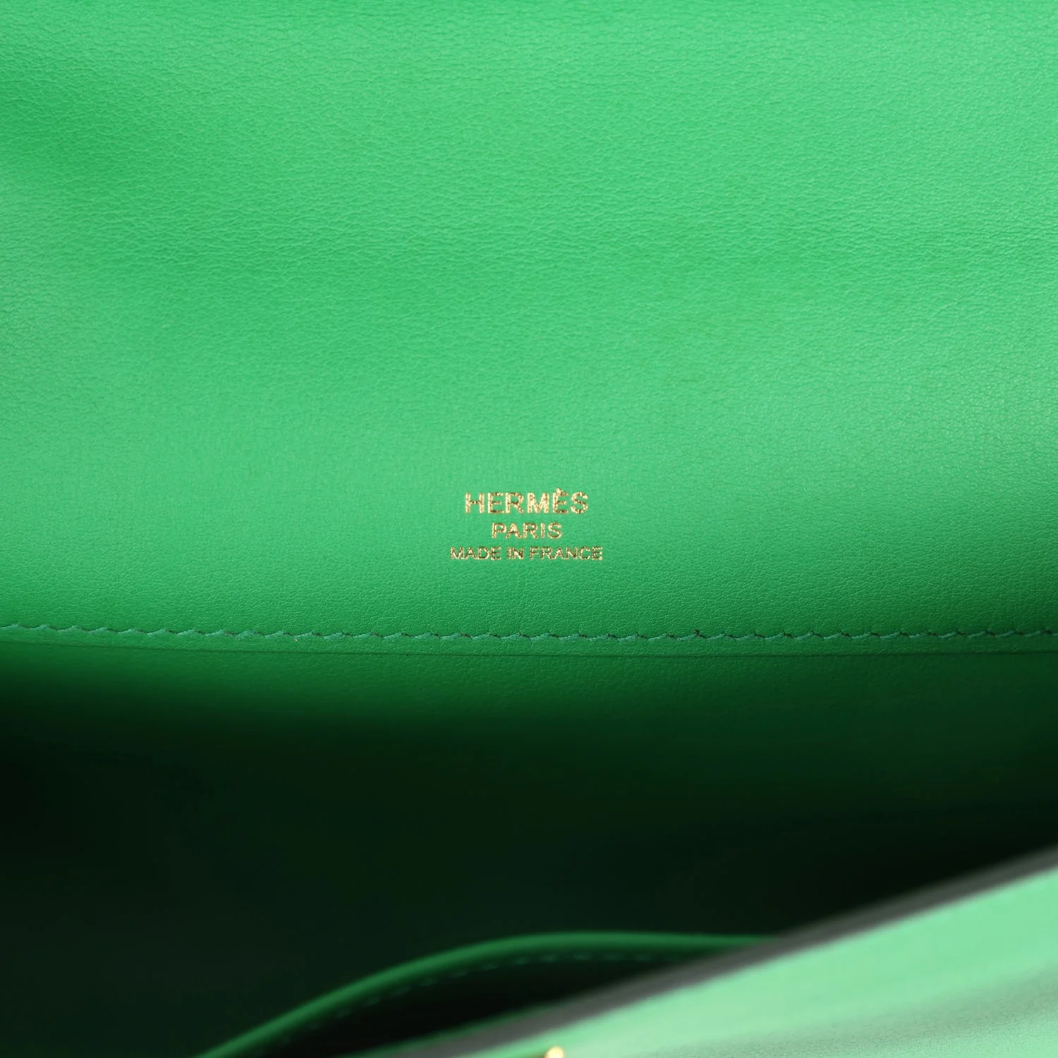 Hermes Kelly Cut Bambou Swift Gold Hardware