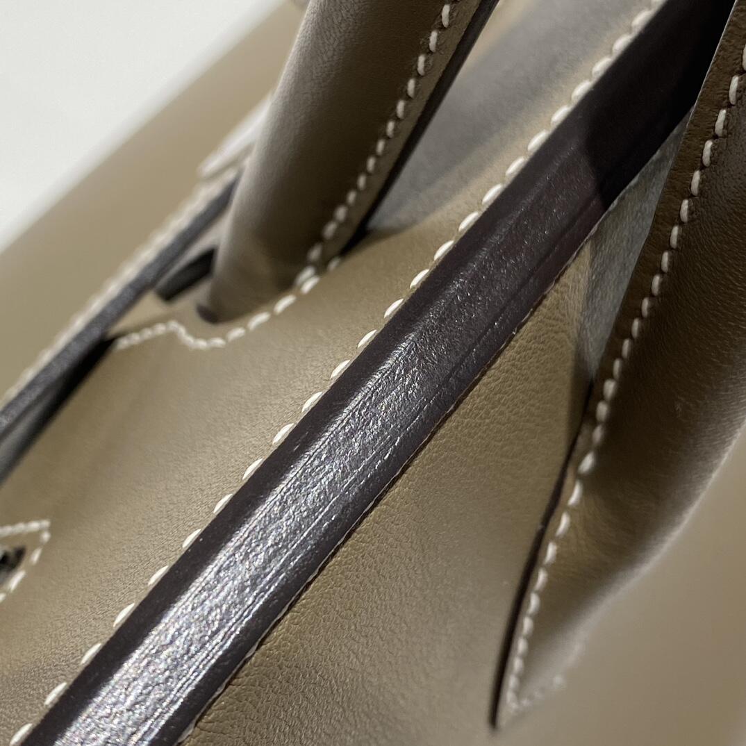 Hermès shoulder birkin 29 Elephant Gray customization