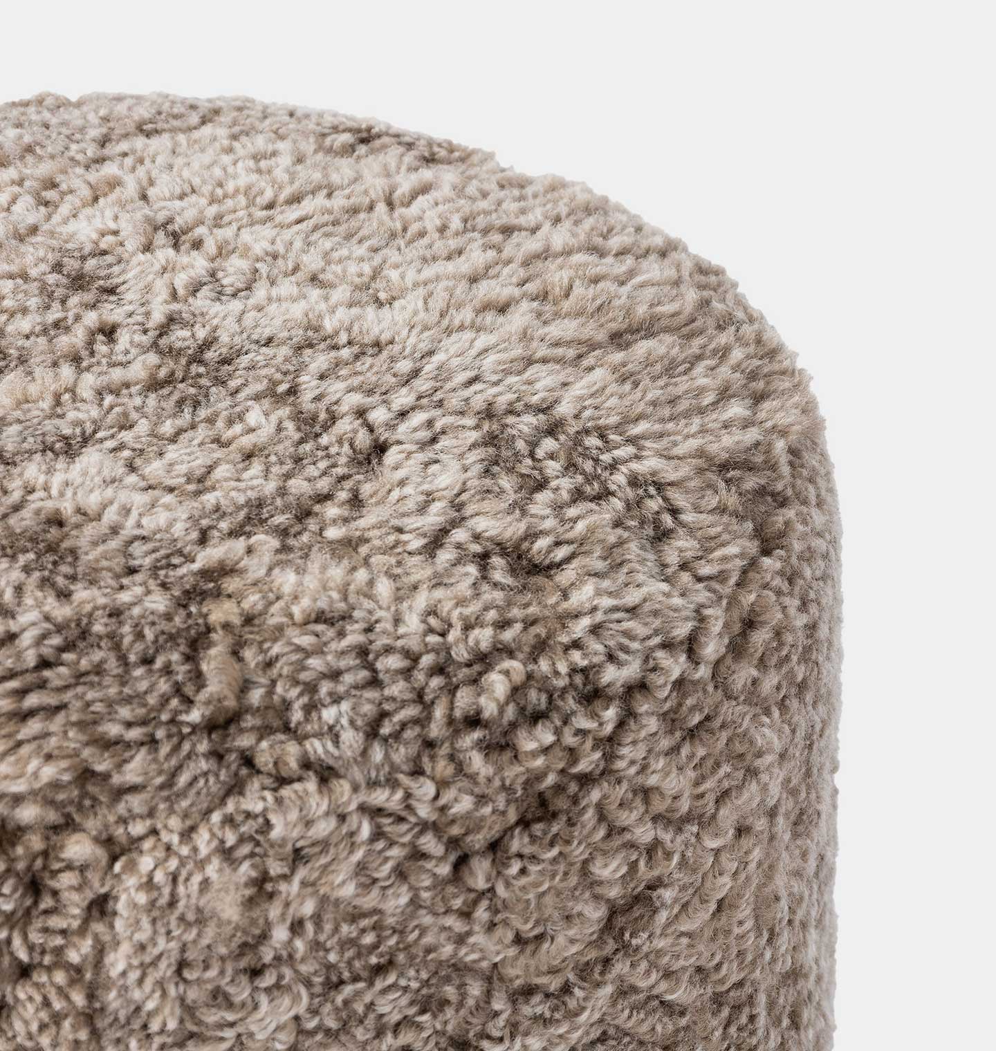 Tocho Shearling Footed Stool