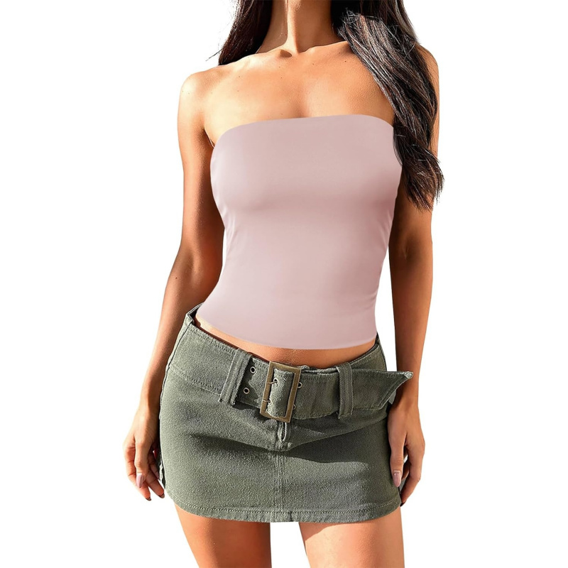 AURETOP Women's Summer Tube Tops Strapless