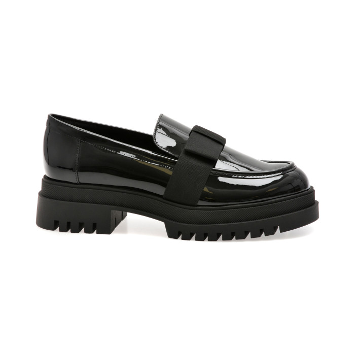 Mocasini ALDO negri, THEATRIC 001, din piele ecologica lacuita