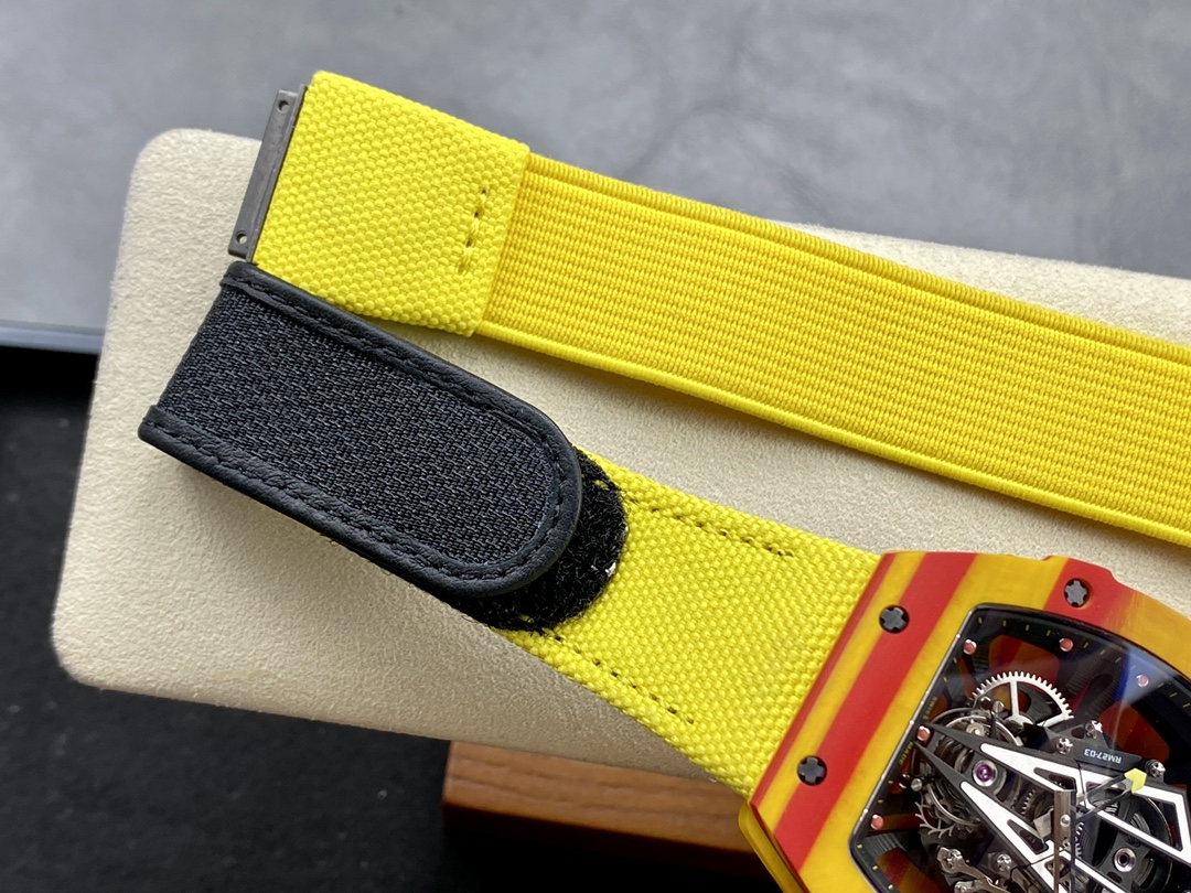 Richard Mille RM27-03 Tourbillon Rafael Nadal Yellow TPT Quartz Edition Yellow Carb
