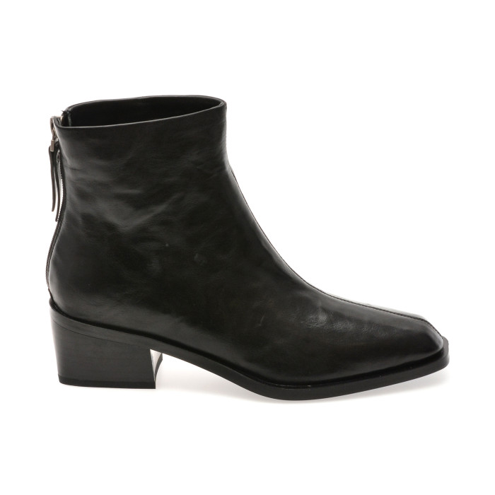 Botine EPICA negre, 96M509, din piele naturala