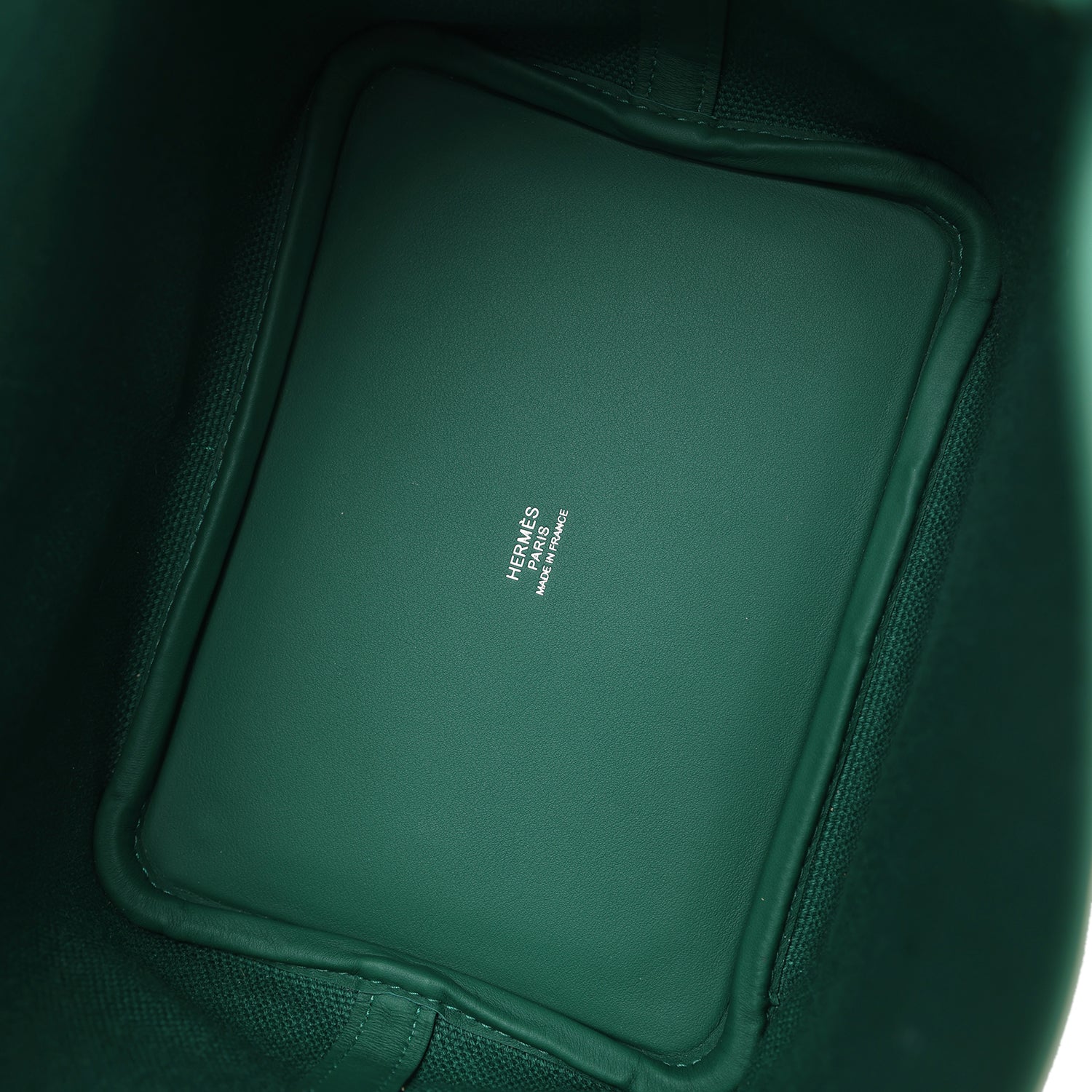 Hermes Picotin Cargo 18 Vert Moyen Swift and Toile Canvas Palladium Hardware