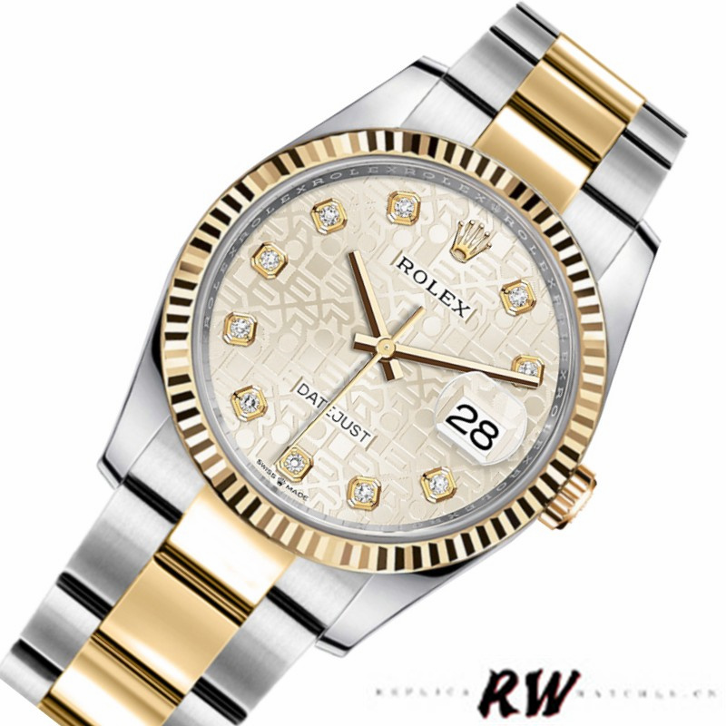 Rolex Datejust 126233 Silver Jubilee Dial 36MM Unisex Replica Watch