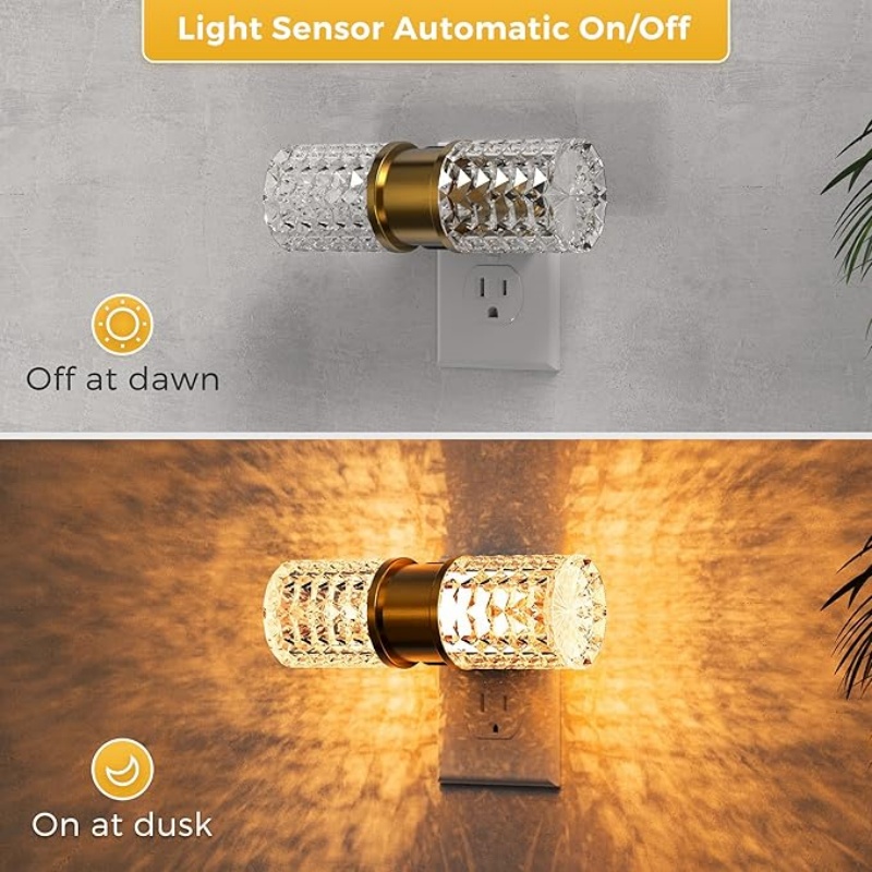 WALLARTISAN LED Night Light,Modern Night Lights Plug into Wall