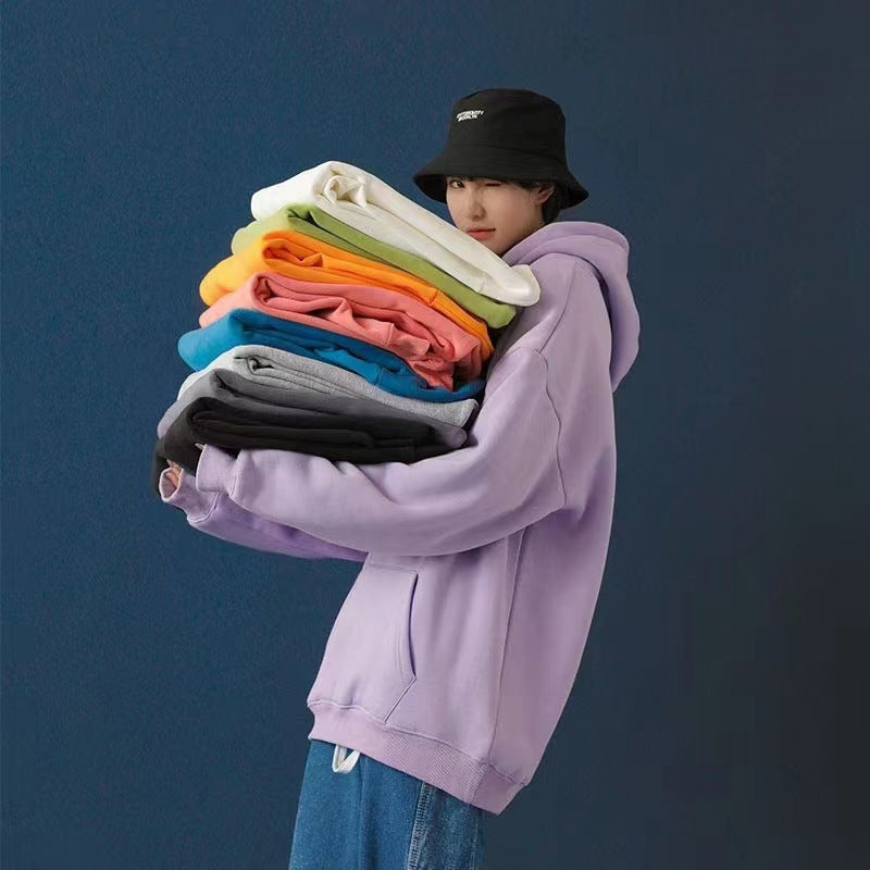Men’s Loose-Fit Velvet Hoodie