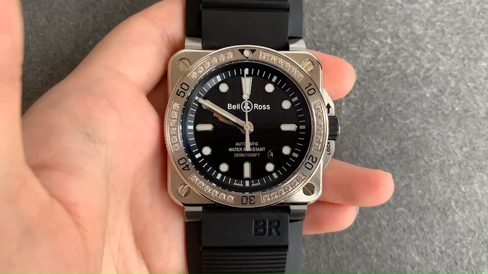 【Super Clone】Bell Ross BR 03 92-D-BL-ST/SRB Black Dial