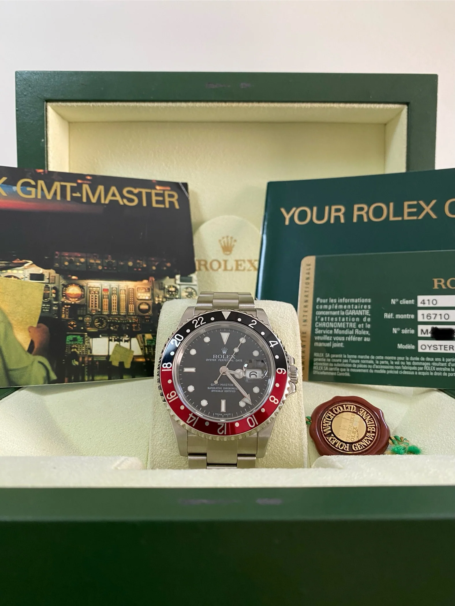 Rolex Steel GMT-Master II - M serial - 