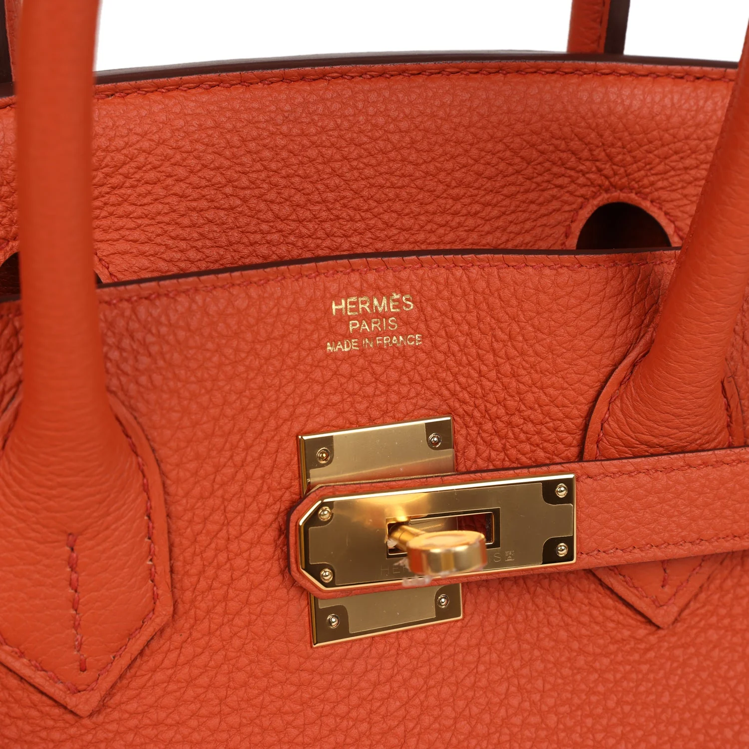Hermes Birkin 30 Terre Battue Togo Gold Hardware