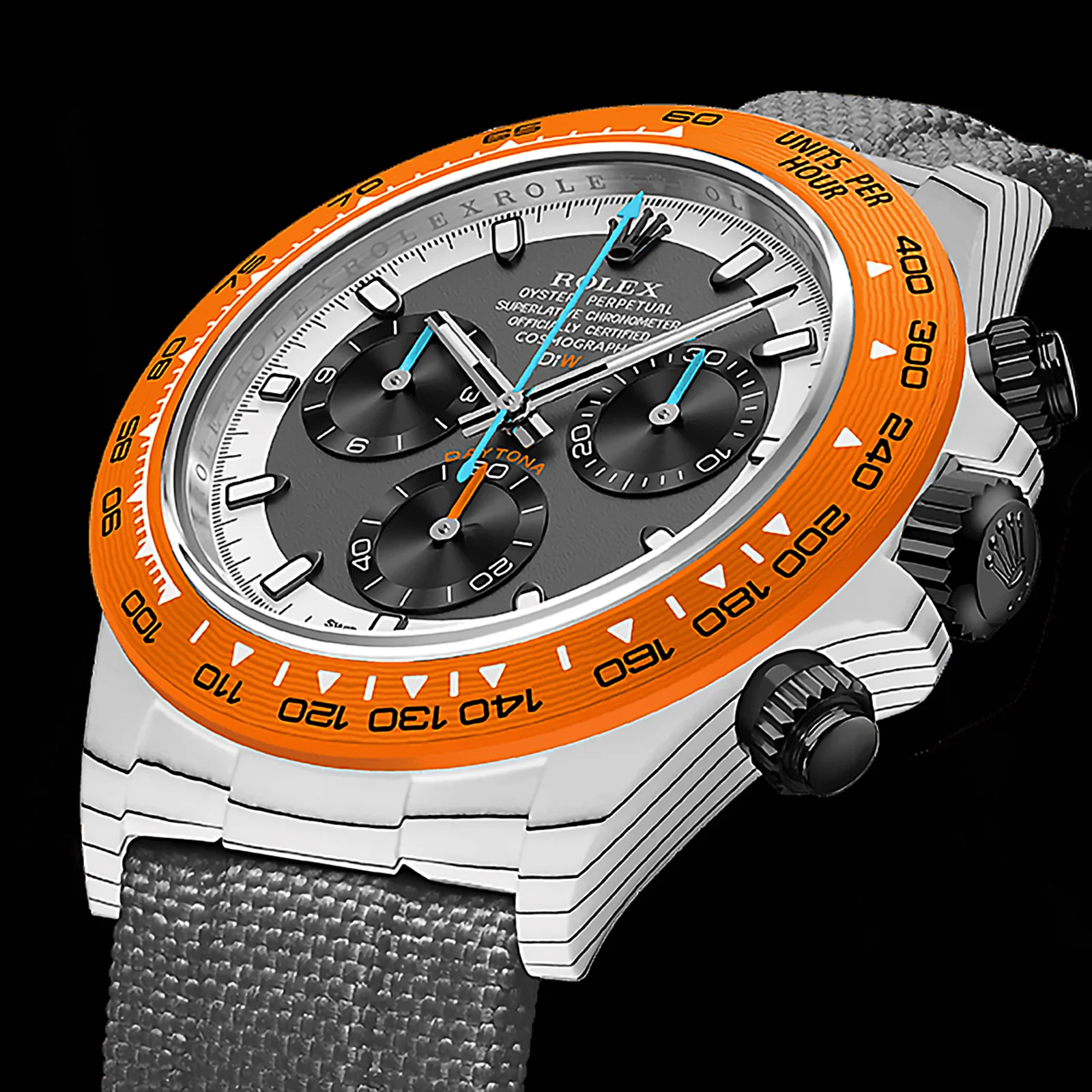 DiW Rolex Daytona OCELLARIS Quartz Fiber