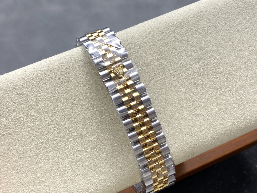Rolex Datejust 31mm Stainless Steel and Yellow Gold 278383rbr 0002 White Roman Jubilee