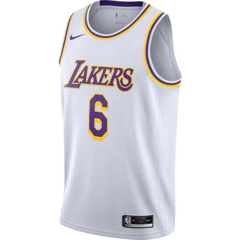 Los Angeles Lakers LeBron James #6 2021/22  Player NBA Jersey Yellow