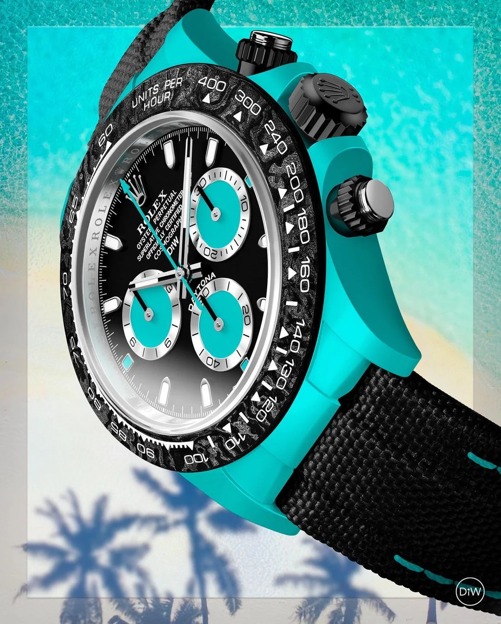DiW Rolex Daytona CELESTE In Fiber