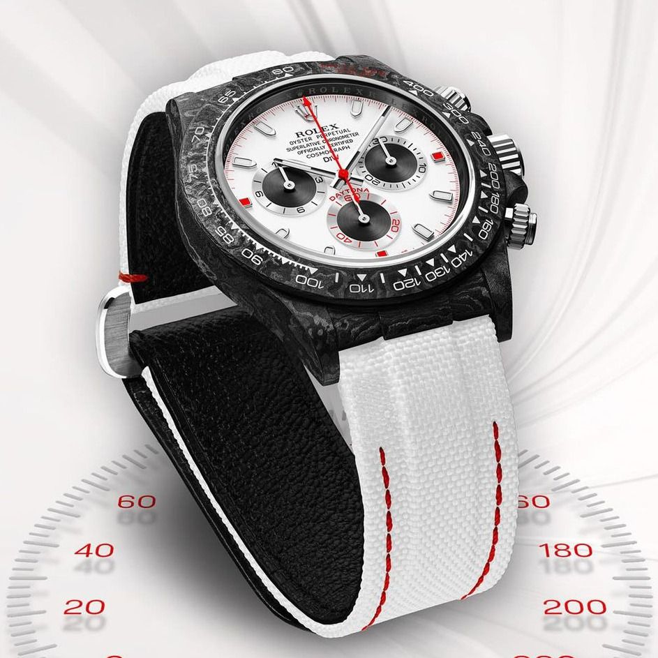 DiW Rolex Carbon Fiber Daytona SPEEDSTER WHITE