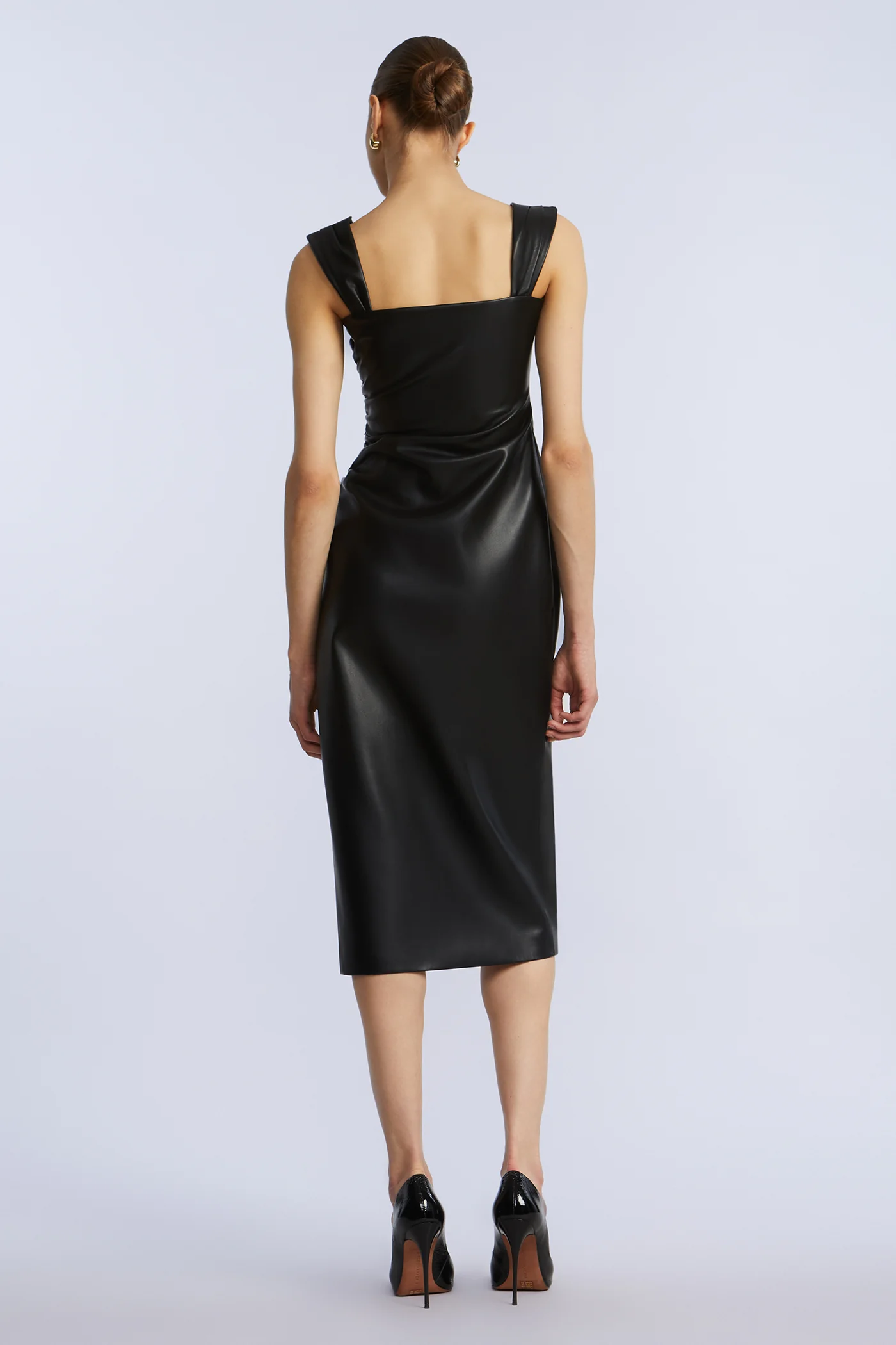 Leather Dress With Slit