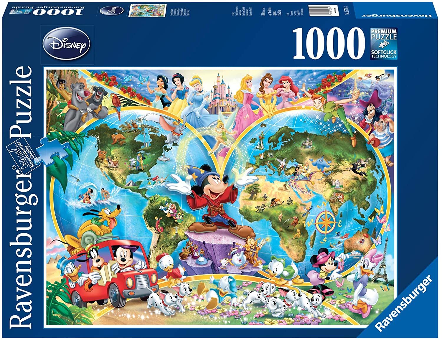 World Map 1000 Piece Puzzle