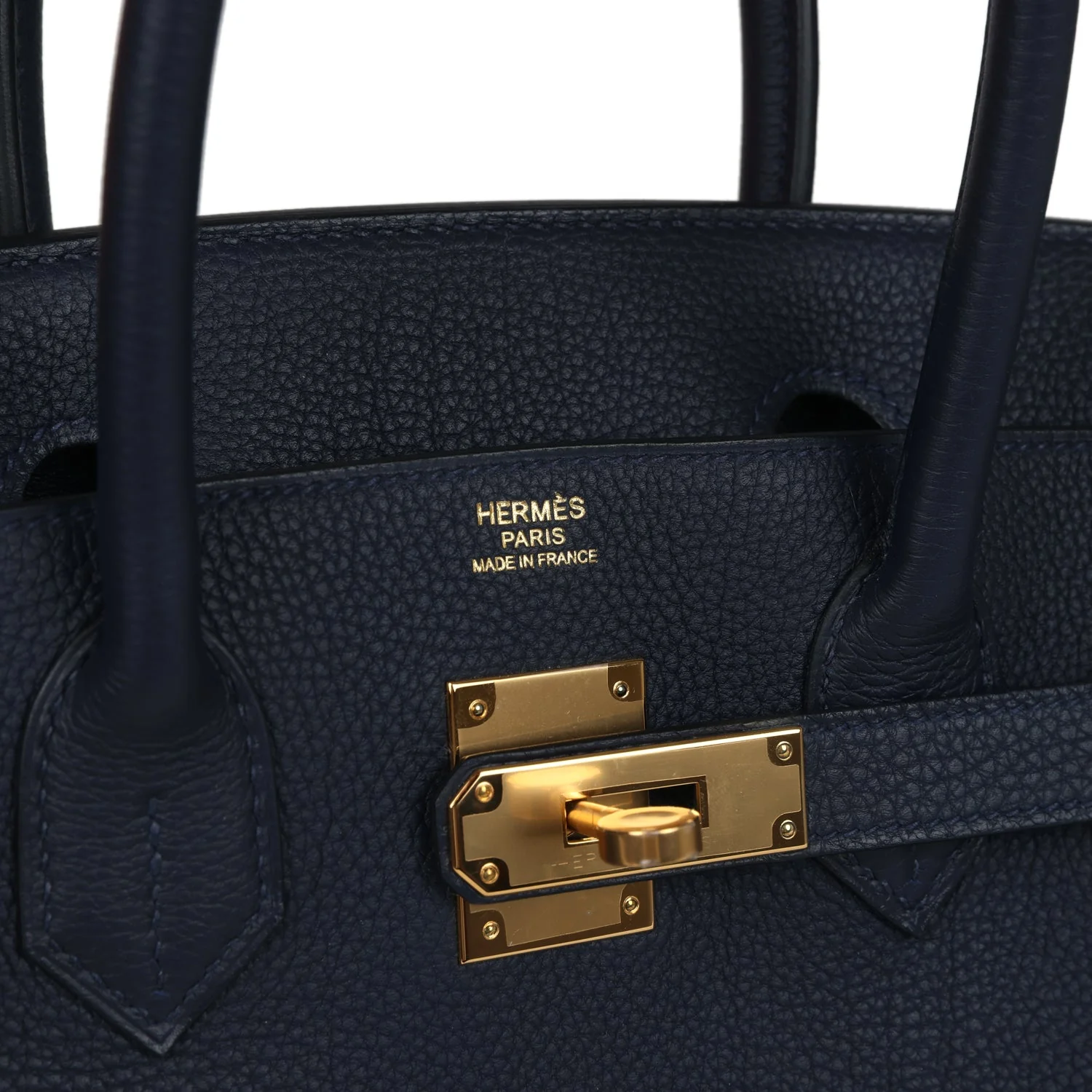 Hermes Birkin 30 Bleu Nuit Togo Gold Hardware