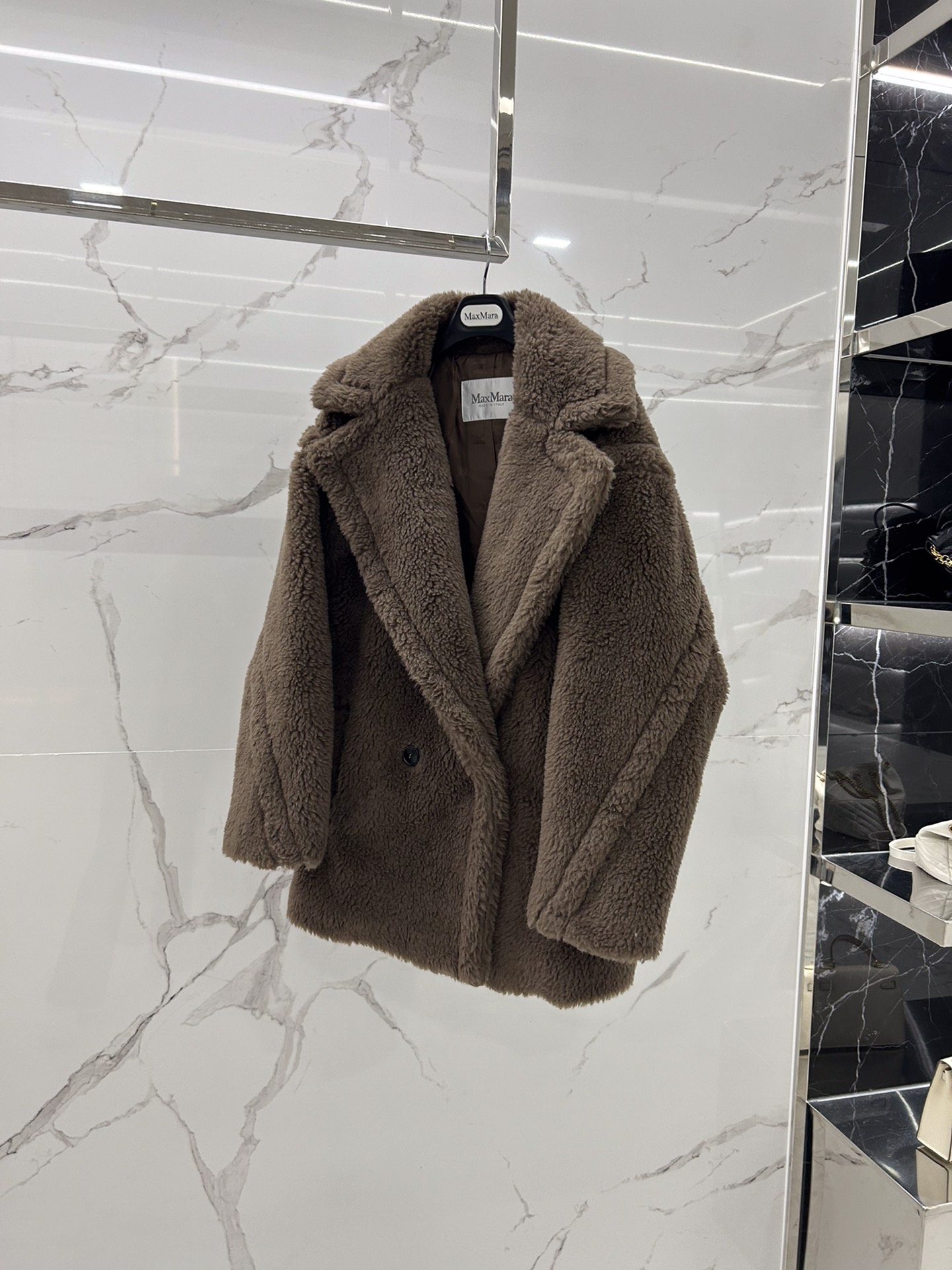 Max Mara Teddy fur Short coat Size XS-M