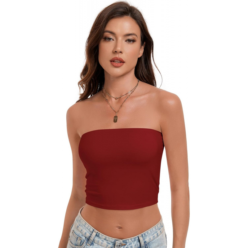 AURETOP Women's Strapless Tube Top