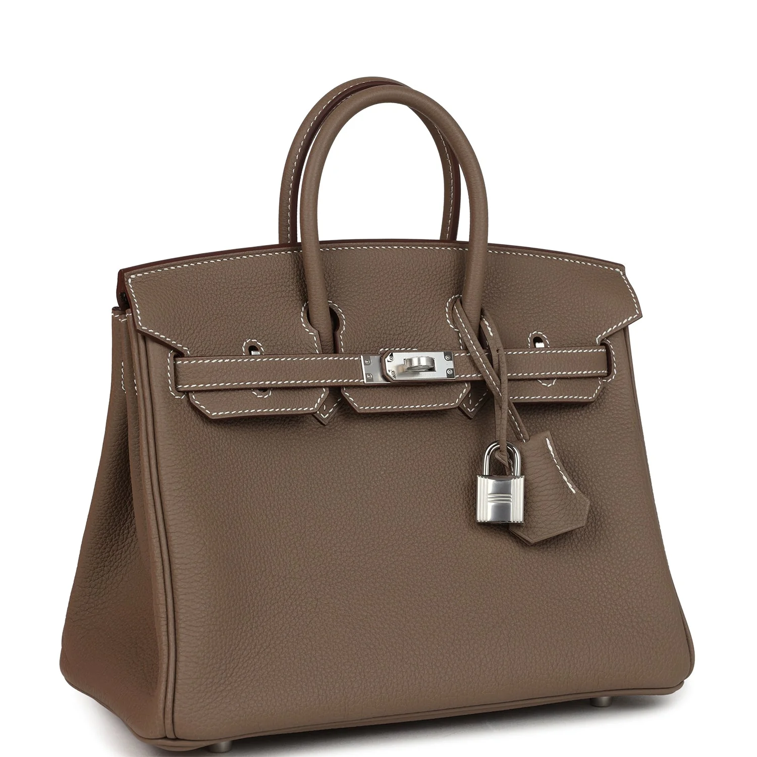 Hermes Birkin 25 Etoupe Togo Palladium Hardware