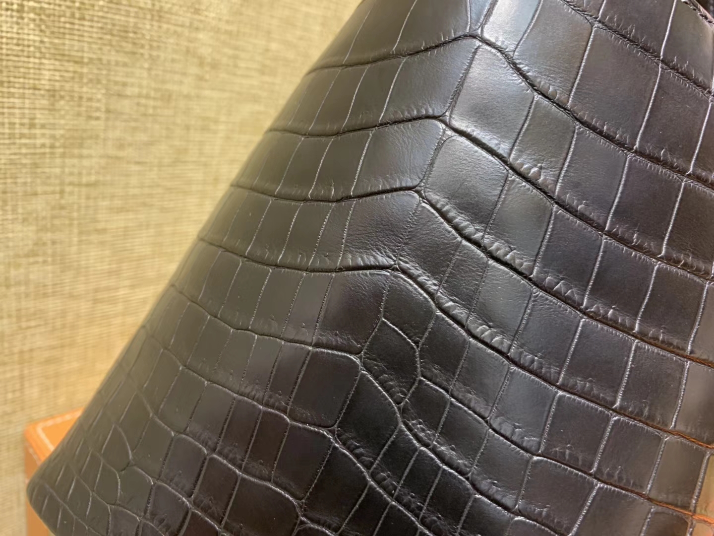 Hermes Picotin Basket - Crocodile Skin - Classic Black - Fully Hand-Embroidered - 18cm-22cm