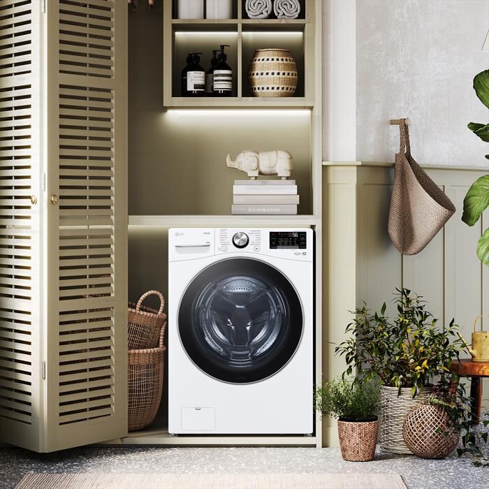 LG - Lavatrice AI DD F0P3020TSWC XL 20kg Classe B-Bianco