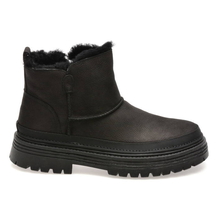 Ghete GRYXX negre, M521, din piele naturala