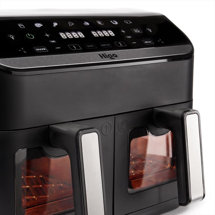 HIGO - Friggitrice ad aria con doppio cestello FA-81