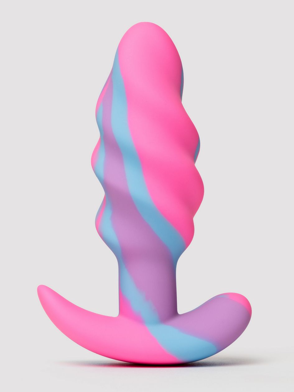 Creature Cocks Unicorn Swirl Small Silicone Butt Plug