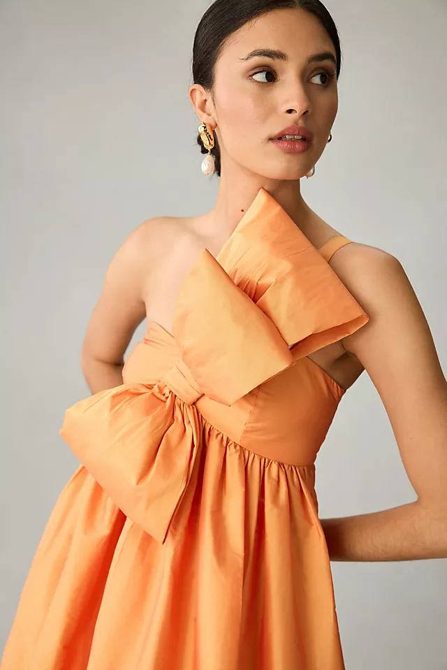 Atsu Bow Dress ORANGE