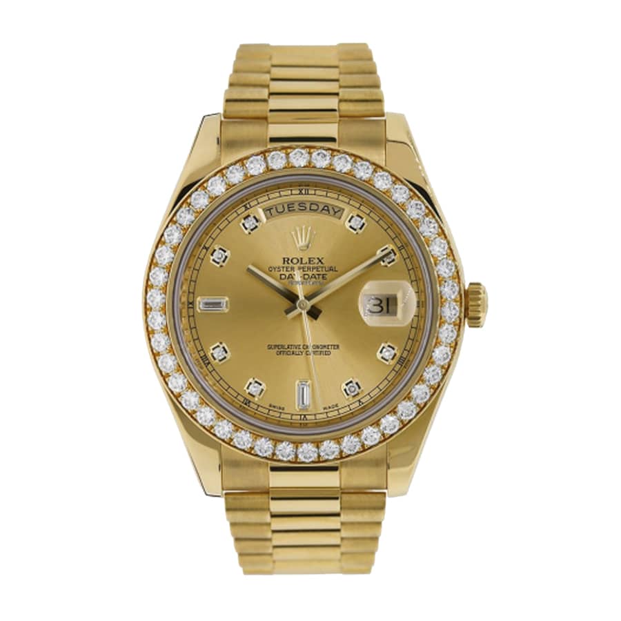Rolex Day-Date Diamonds Gold Replica