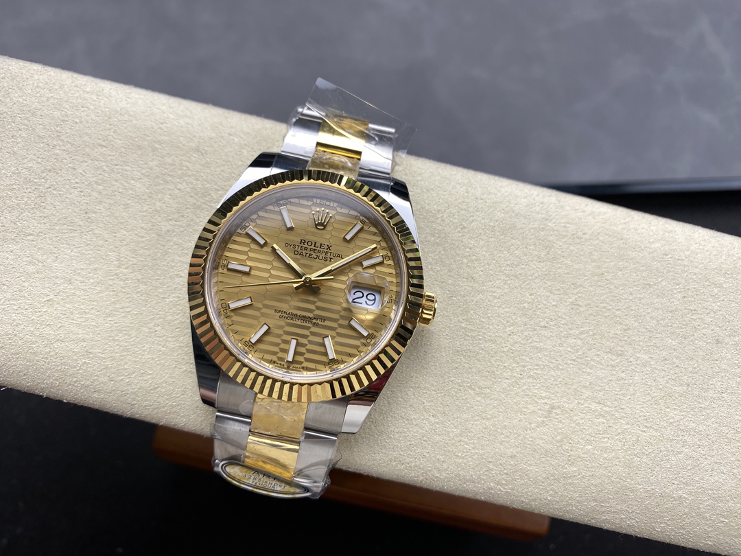 Rolex Datejust 41 Oystersteel & 18K Yellow Gold 126333 0021 Men's Watch