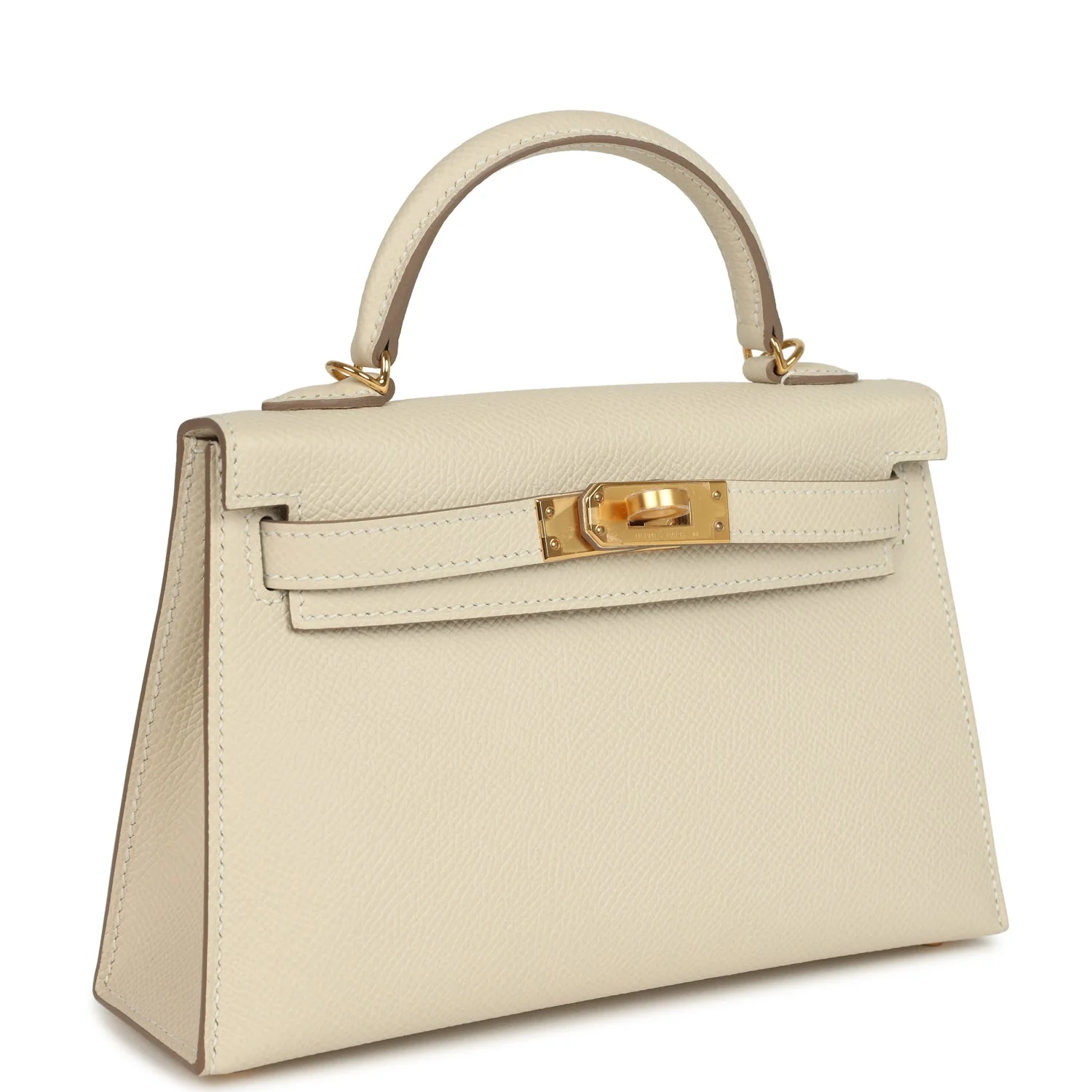 Hermes Kelly Sellier 20 Craie Epsom Gold Hardware
