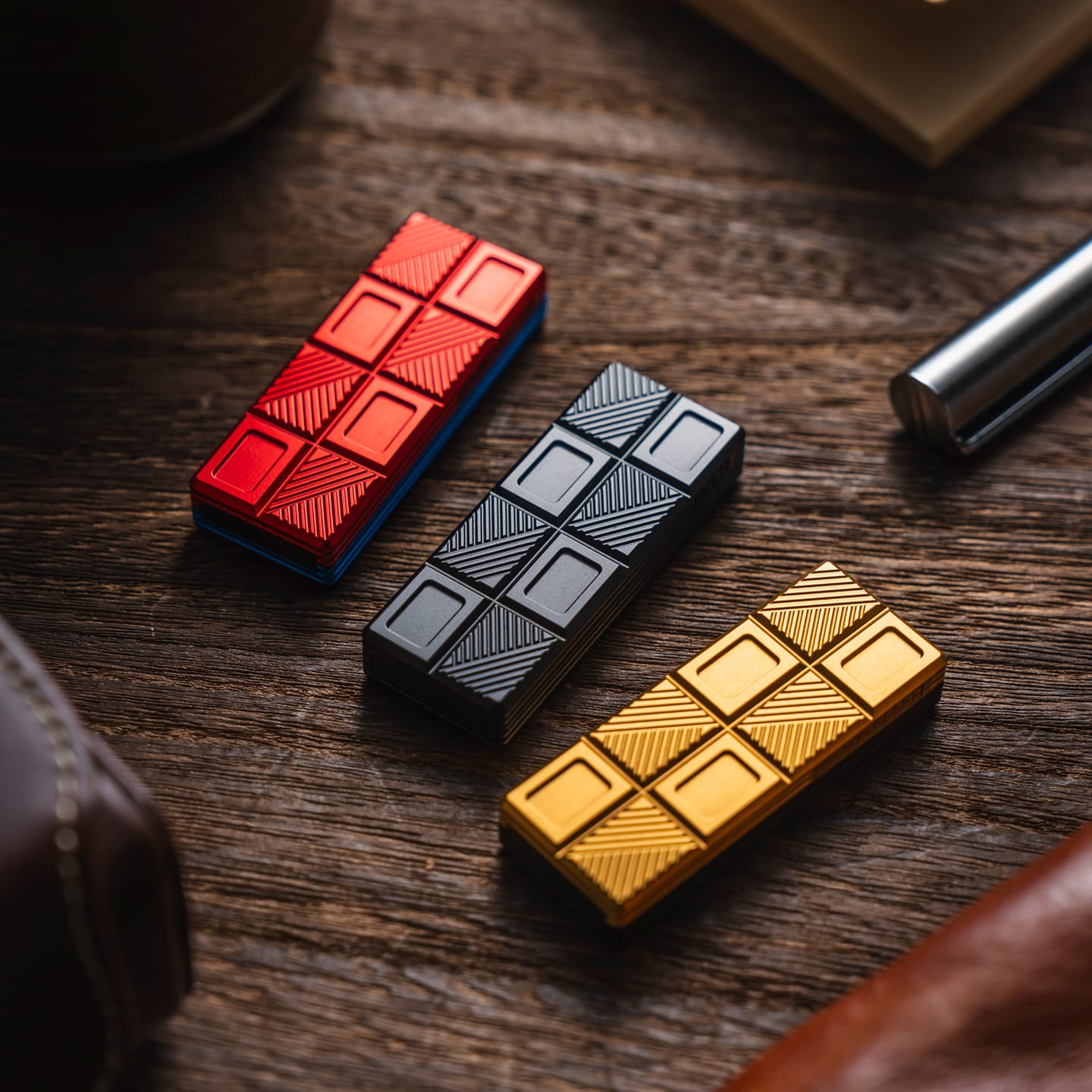 01 EDC Wafer Biscuit 2.0-Chocolate Fidget Slider