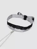 Fifty Shades of Grey Play Nice Satin and Lace Collar and Nipple Clamps