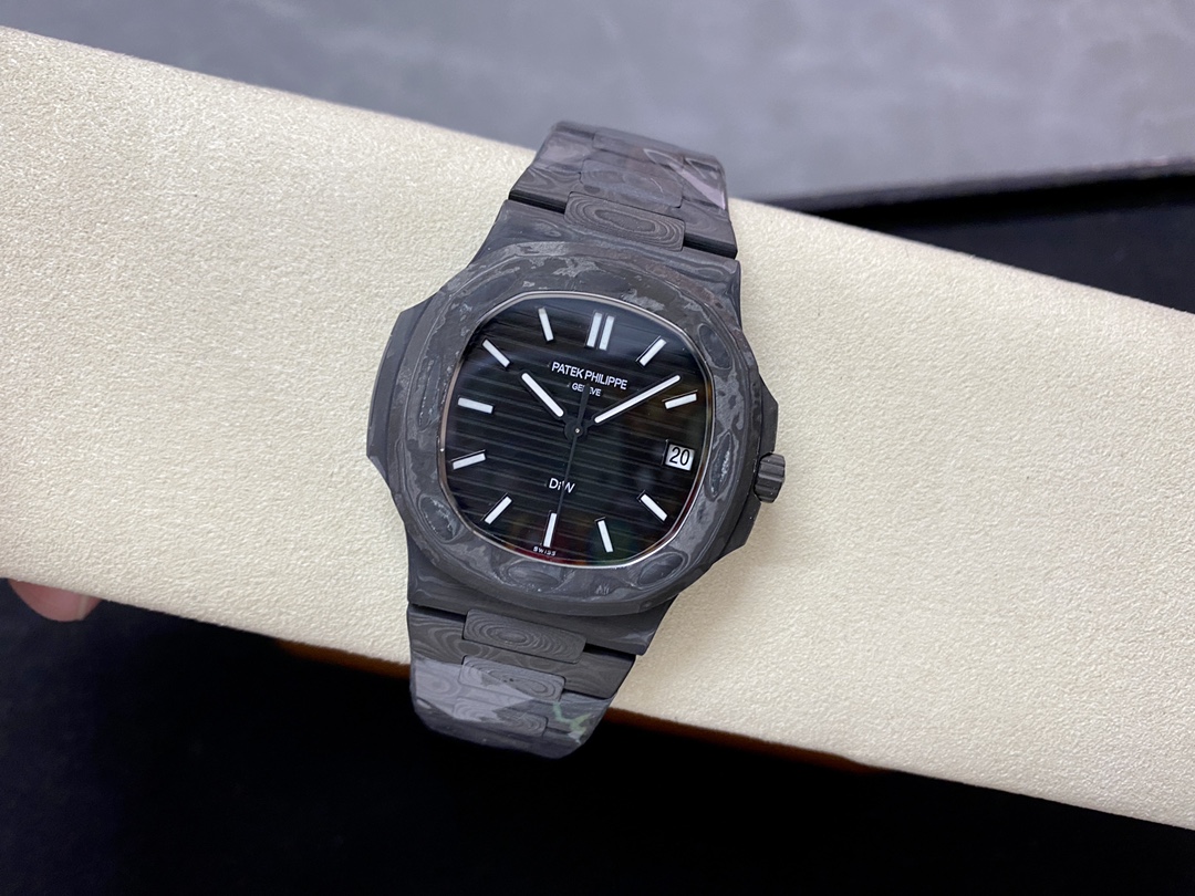 Patek Philippe Nautilus Carbon Fiber Case Black Dial 5711 40MM Watch