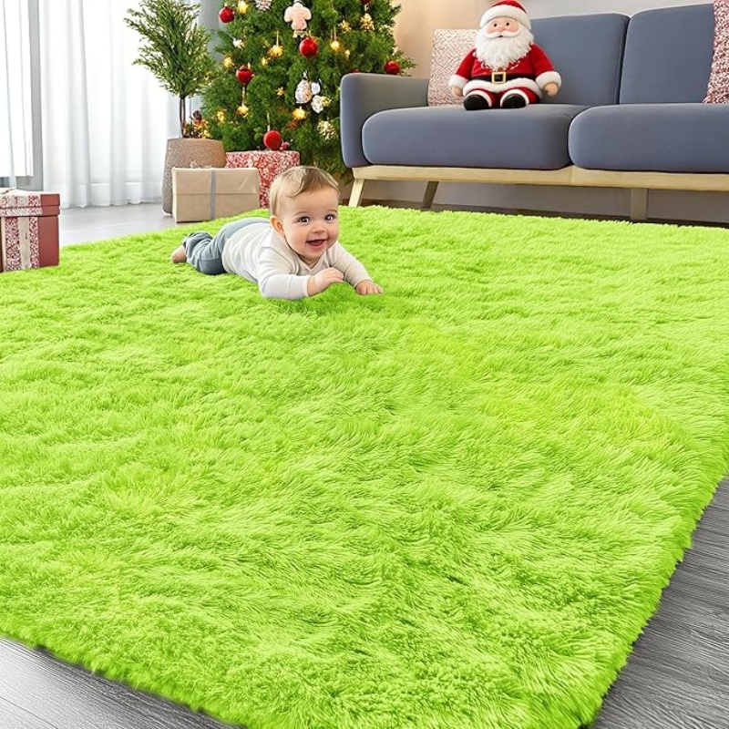 6x9 Machine Washable Large Area Rugs for Living Room, Bedroom